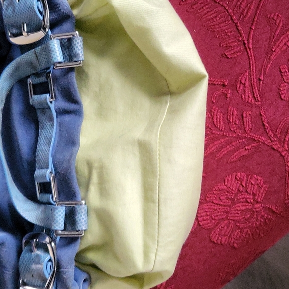 DKNY Vintage blue suede satchel - Picture 8 of 8